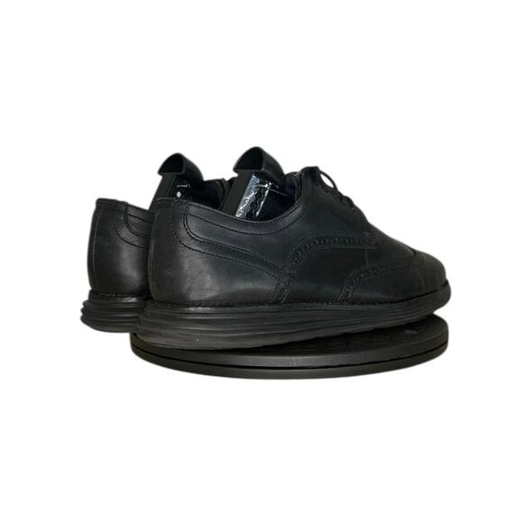 Mens Cole Haan ØriginalGrand Wingtip Oxford Shoes Size 9 Black - Picture 4 of 6